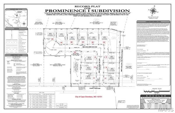 Lot 9 Red Dog DR, Cape Girardeau, MO 63701