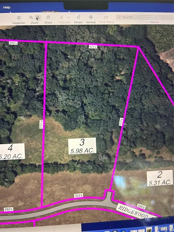 Lot 3 Ridgewood Place Dr, Villa Ridge, MO 63089
