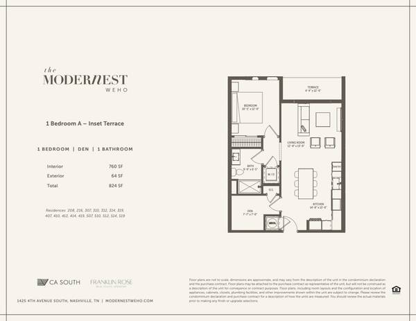 1425 4th Ave #S #216, Nashville, TN 37210