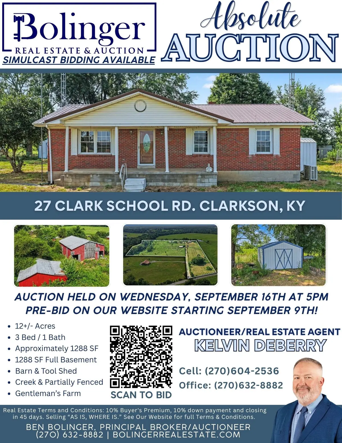 27 Clark School Rd, Clarkson, KY 42726