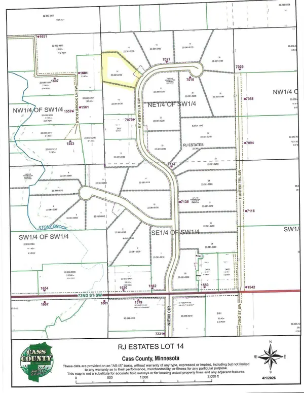 TBD Lot 14 My Abbys Way Lane SW, Pequot Lakes, MN 56472
