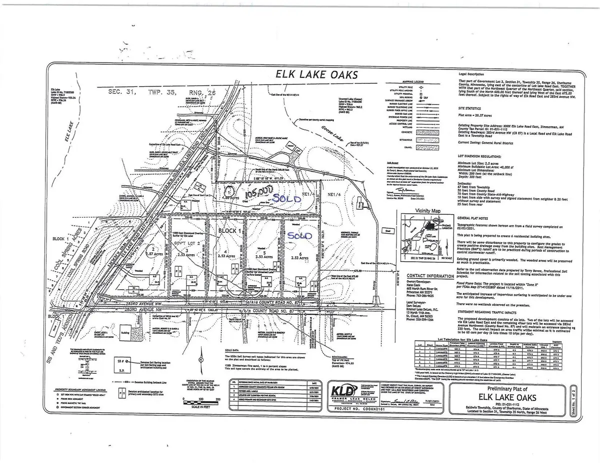 XXX Lot 3 283rd AVE NW, Zimmerman, MN 55398