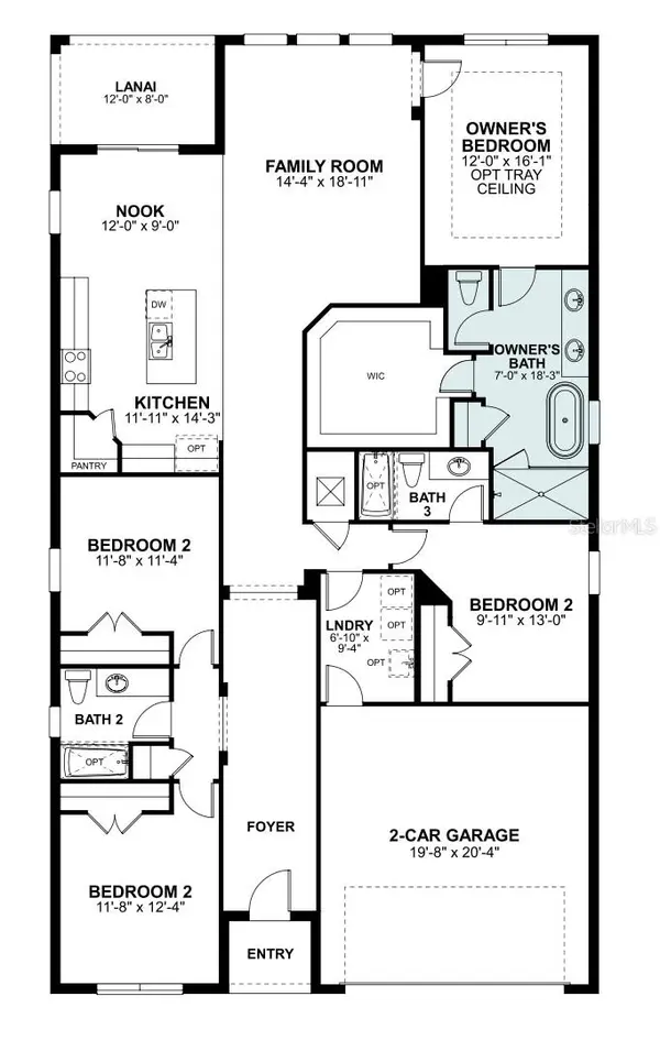 2957 SWEETGRASS LN, Zellwood, FL 32798