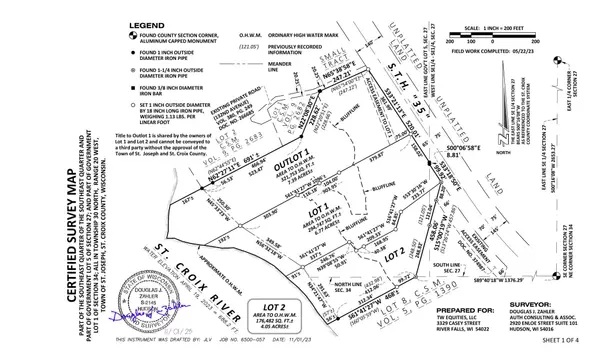 xxxx 132nd - Lot #1, Saint Joseph Twp, WI 54016