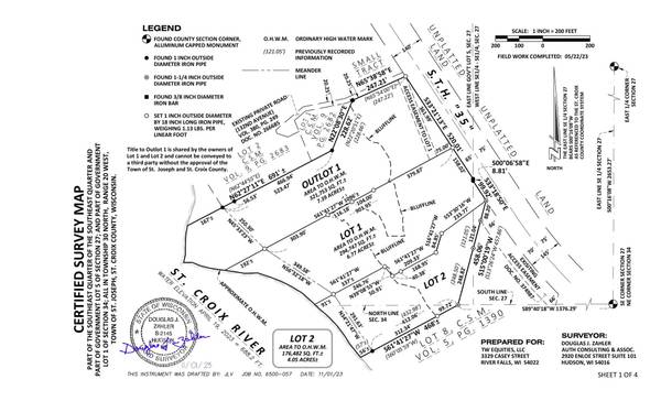 xxxx 132nd - Lot #1, Saint Joseph Twp, WI 54016
