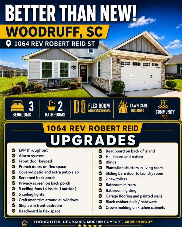 1064 Rev Robert Reid ST, Reidville, SC 29388