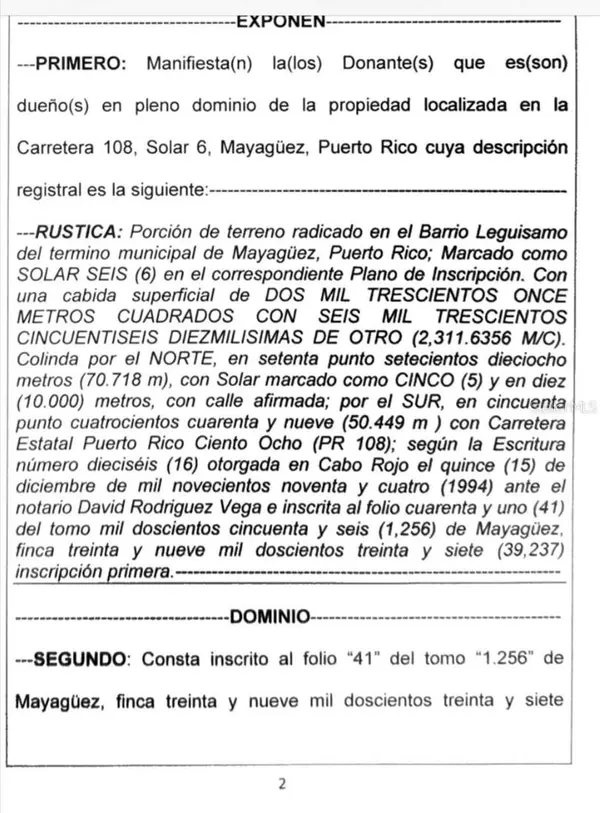 SR-108 KM 11.3 CAMINO ALDEBOL SECTOR PABLO DIAZ BARRIO LEGUIZAMO, Mayaguez, PR 00680