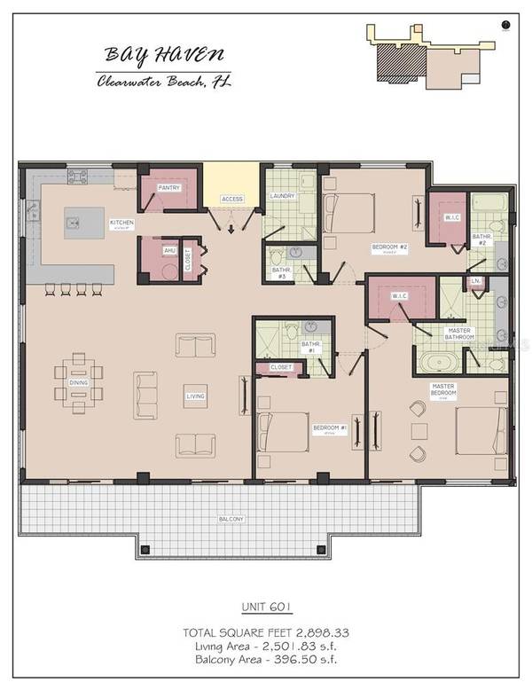 64 BAY ESPLANADE #601, Clearwater, FL 33767