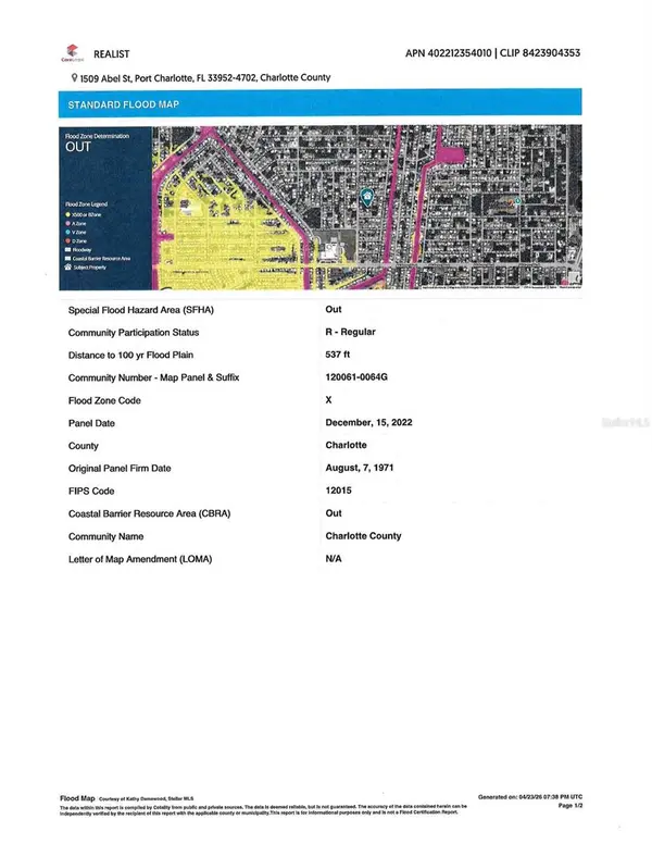 1509 ABEL ST, Port Charlotte, FL 33952