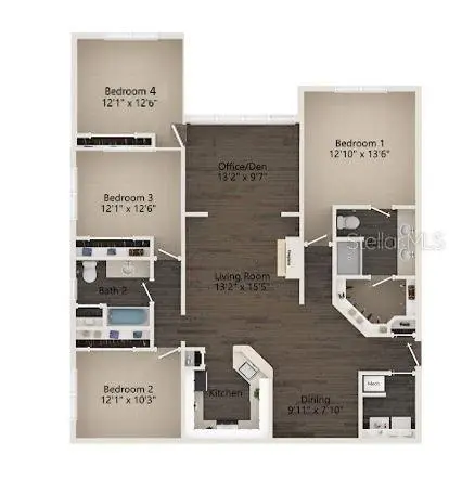 3361 S KIRKMAN RD #821, Orlando, FL 32811