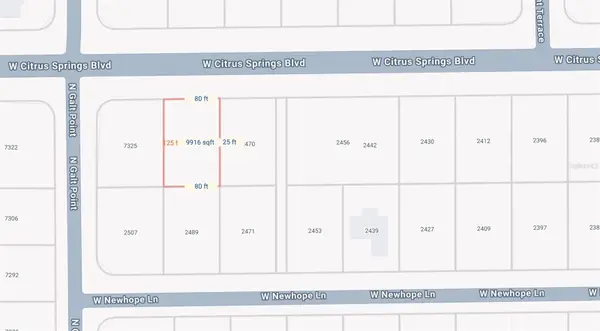 2488 W CITRUS SPRINGS BLVD, Citrus Springs, FL 34434