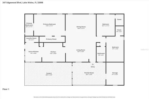 347 EDGEWOOD BLVD, Lake Wales, FL 33898