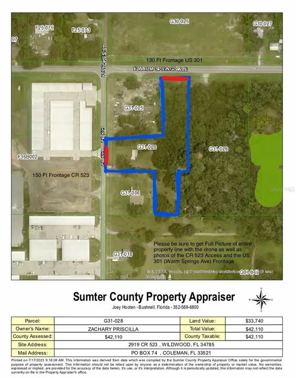 2919 COUNTY ROAD 523, Wildwood, FL 34785