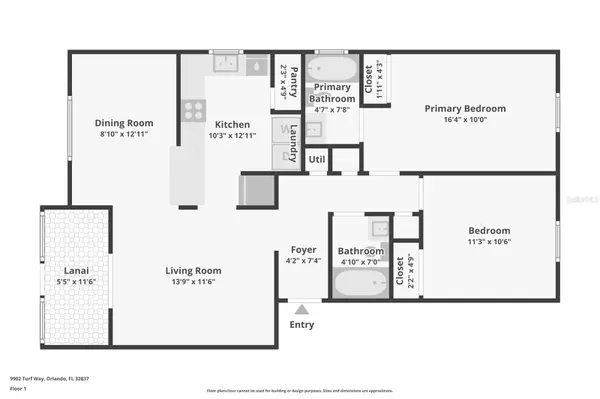 9902 TURF WAY #6, Orlando, FL 32837