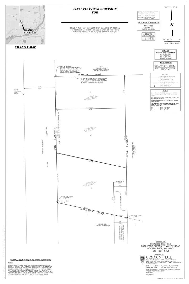 1 Orchard RD, Oswego, IL 60543