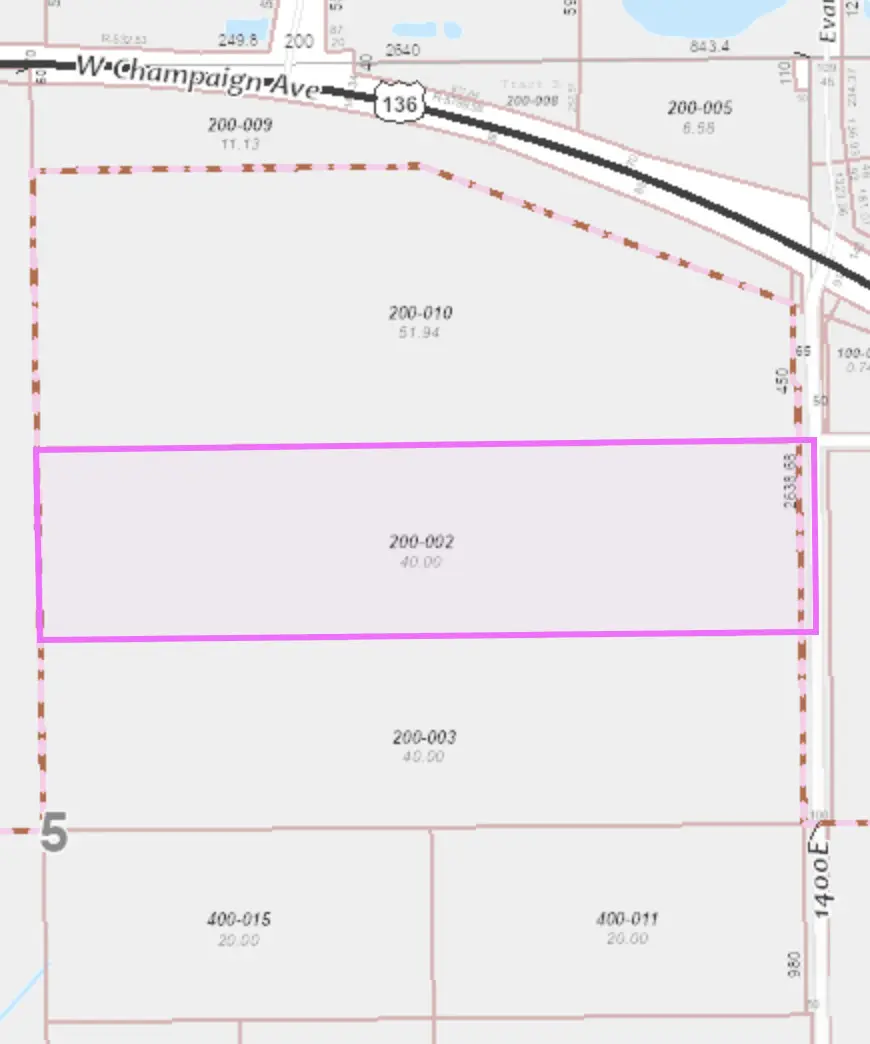 2990 County Road 1400 E, Rantoul, IL 61866