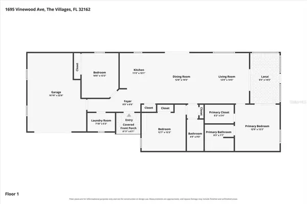 1695 VINEWOOD AVE, The Villages, FL 32162