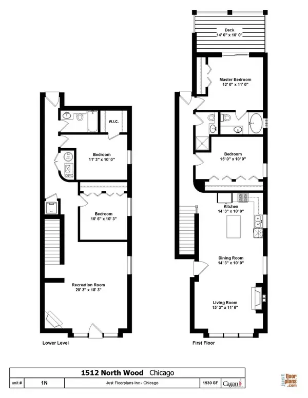 1514 N Wood ST #1N, Chicago, IL 60622