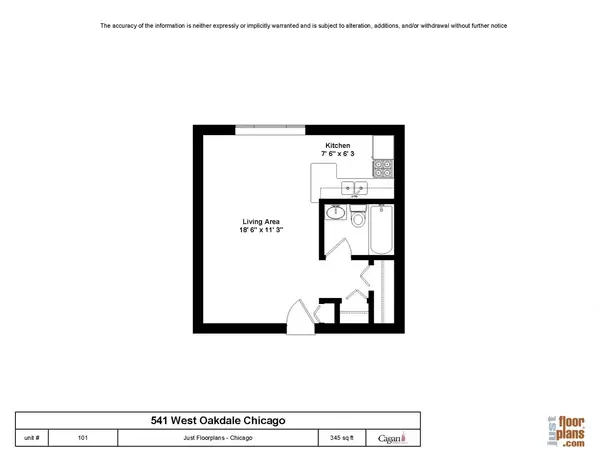 541 W OAKDALE AVE #101, Chicago, IL 60657