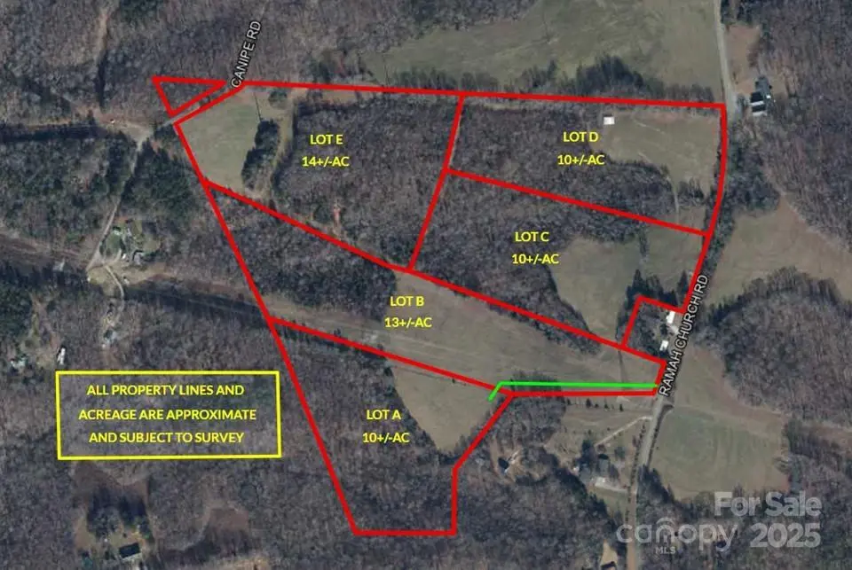 10+/-AC Ramah Church RD #LOT C, York, SC 29745
