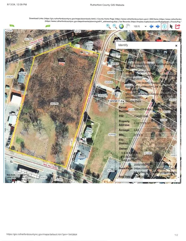 0 GETTYS ST, Forest City, NC 28043