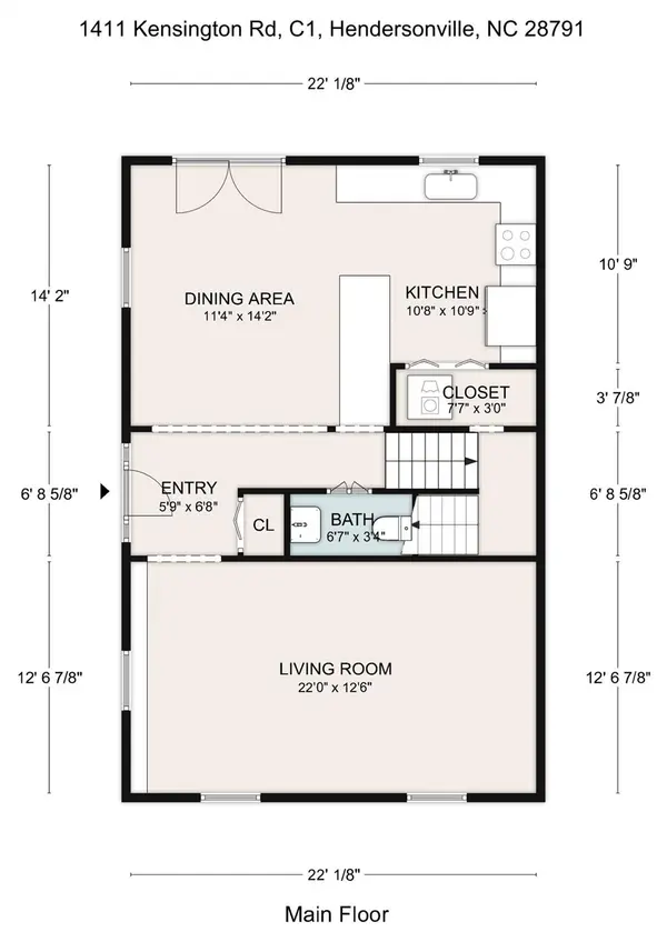 1411 Kensington RD, Hendersonville, NC 28791