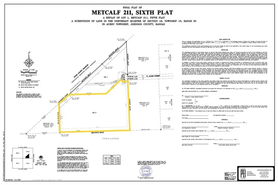 Metcalf 211, Six Plat, 210th ST, Bucyrus, KS 66013