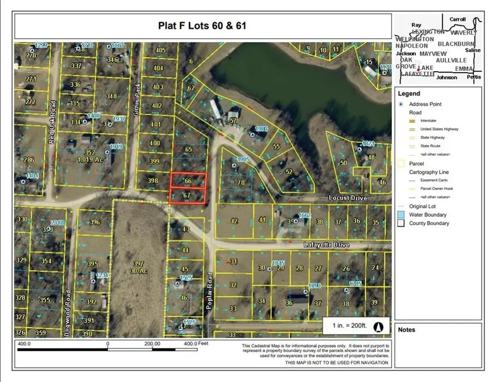 Plat F Lot 60&61 Poplar RD, Odessa, MO 64076