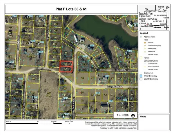 Plat F Lot 60&61 Poplar RD, Odessa, MO 64076