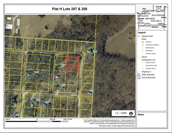 Plat H Lot 207&208 Gittus Park N/A, Odessa, MO 64076