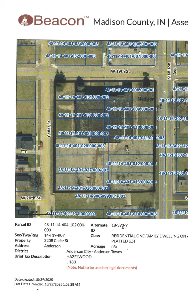 1017 W 19th ST, Anderson, IN 46016