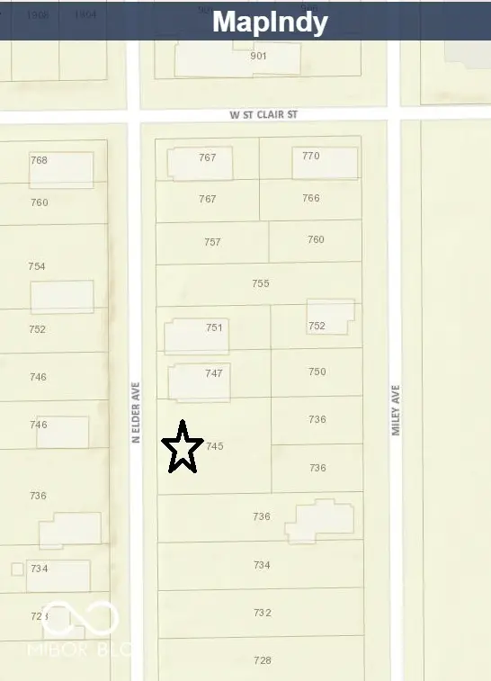 745 N Elder AVE, Indianapolis, IN 46222