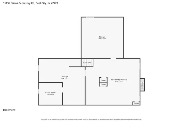 11136 Fiscus Cemetery RD, Coal City, IN 47427