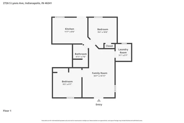 2726 S Lyons AVE, Indianapolis, IN 46241