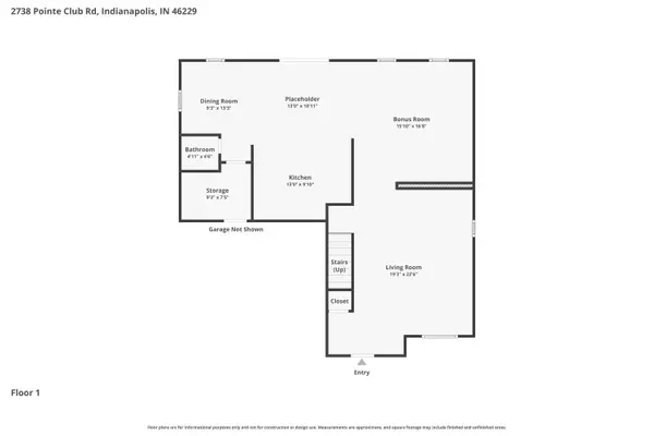 2738 Pointe Club RD, Indianapolis, IN 46229