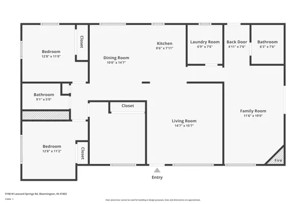 5190 W Leonard Springs RD, Bloomington, IN 47403