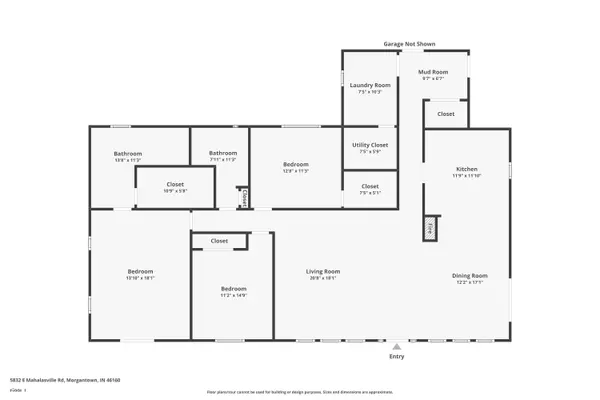 5832 E Mahalasville RD, Morgantown, IN 46160