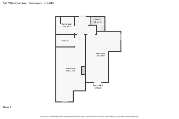545 N Hamilton AVE, Indianapolis, IN 46201