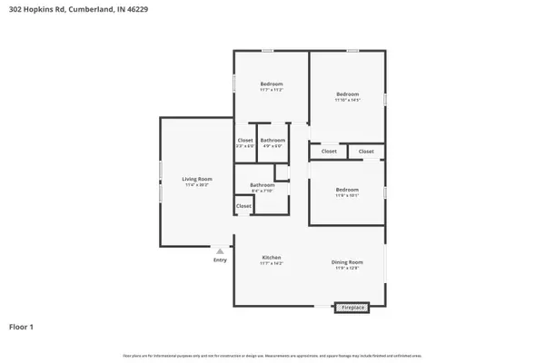 302 Hopkins RD, Cumberland, IN 46229