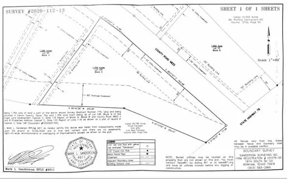 TBD CR 4833, Leonard, TX 75452