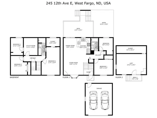 245 12TH AVE E, West Fargo, ND 58078
