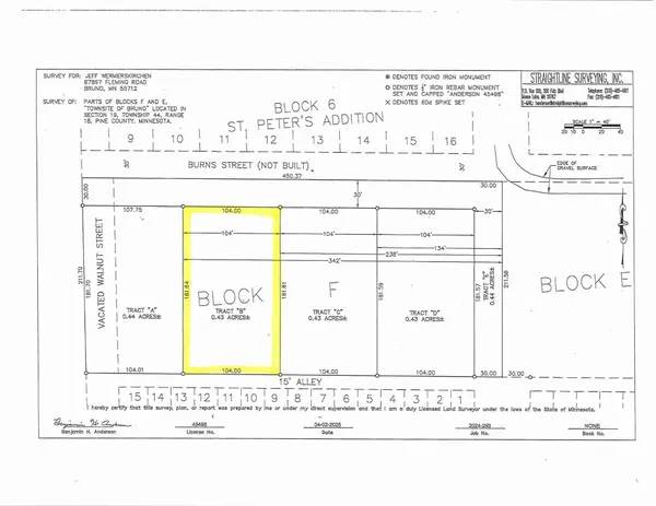 TBD-Lot B Burns ST, Bruno, MN 55712