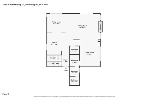 2812 W Fawkesway DR, Bloomington, IN 47404