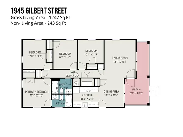 1945 Gilbert ST, Charlotte, NC 28216
