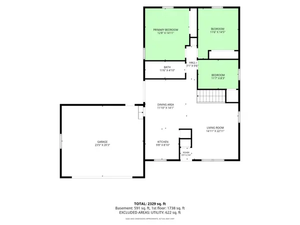 1136 MISTLETOE LN, Winneconne, WI 54986-9625