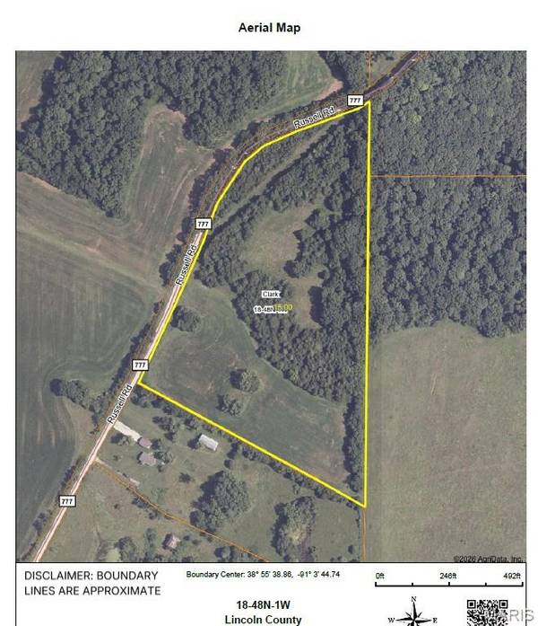 0 Russell Rd.  (Tract 4 - 15+/- Acres), Troy, MO 63379