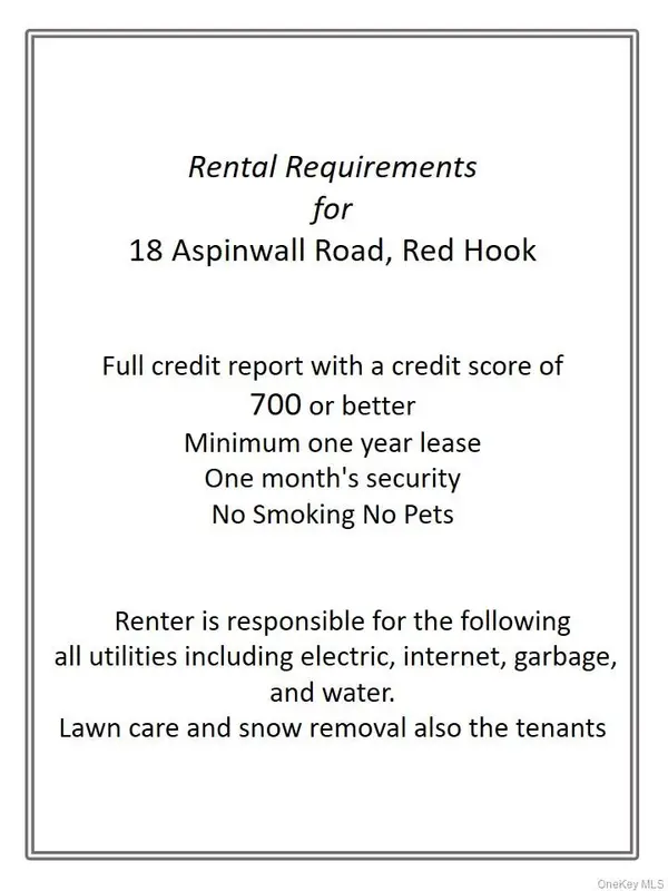 18 Aspinwall RD, Red Hook, NY 12571