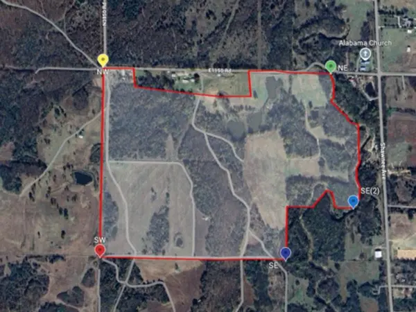E 1150 RD & N 3850 RD, Weleetka, OK 74880