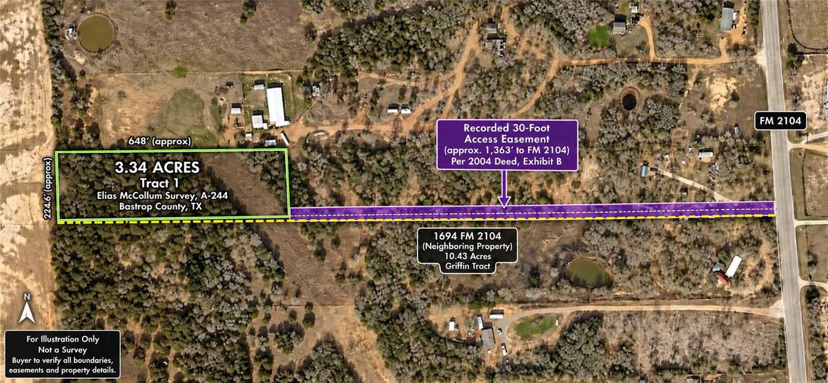 TBD FM 2104, Paige, TX 78659