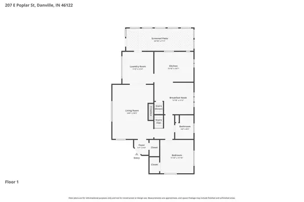 207 E Poplar ST, Danville, IN 46122